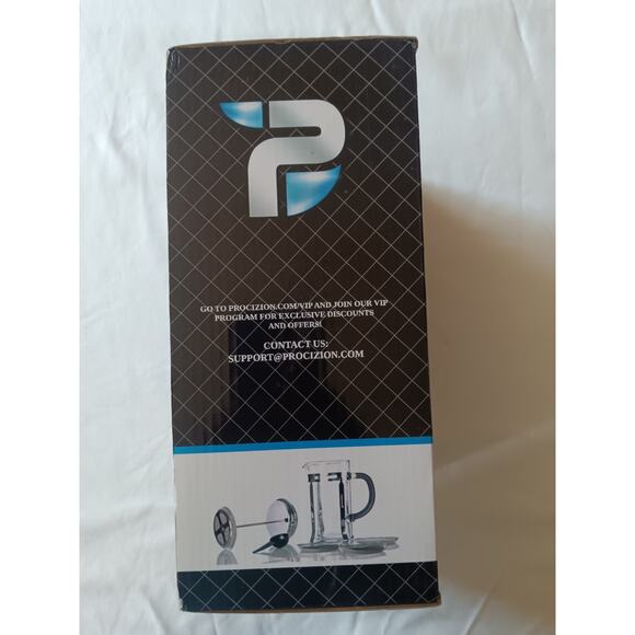 Procizion French Press Coffee & Tea Maker 34 oz / 1L (8 Cup) 1000ml - Picture 3 of 4